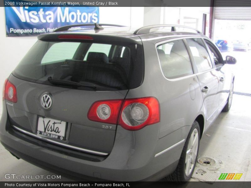United Gray / Black 2008 Volkswagen Passat Komfort Wagon