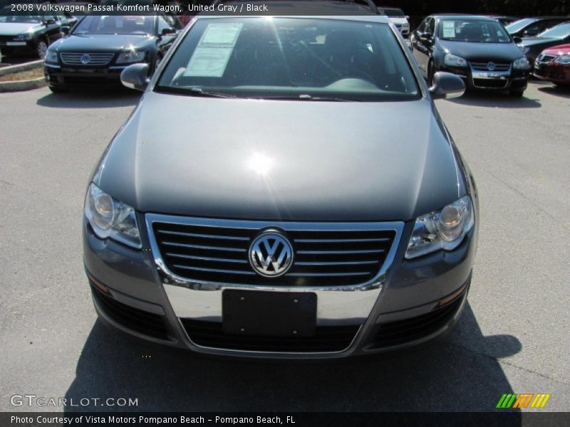 United Gray / Black 2008 Volkswagen Passat Komfort Wagon