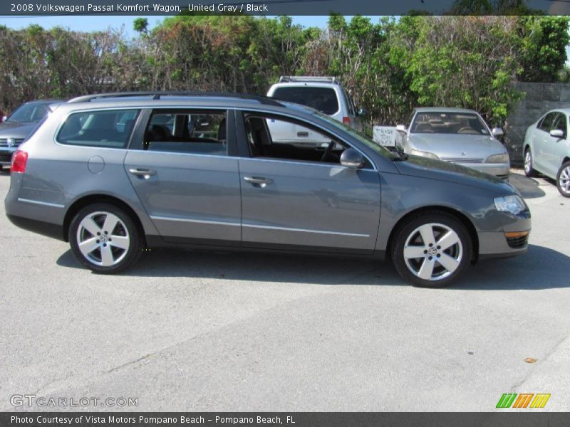 United Gray / Black 2008 Volkswagen Passat Komfort Wagon