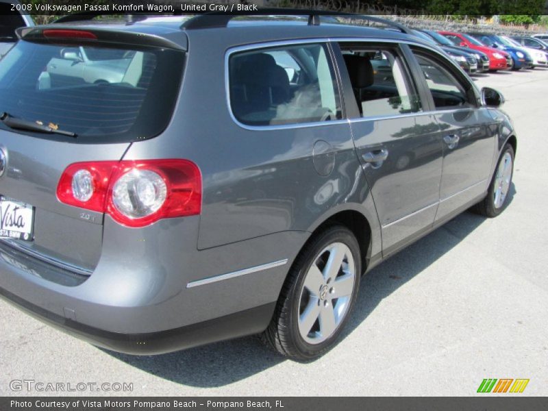 United Gray / Black 2008 Volkswagen Passat Komfort Wagon