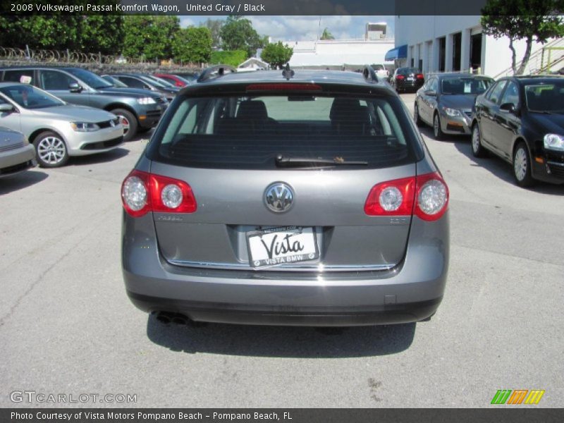 United Gray / Black 2008 Volkswagen Passat Komfort Wagon