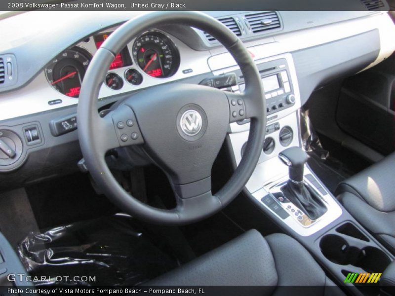  2008 Passat Komfort Wagon Black Interior