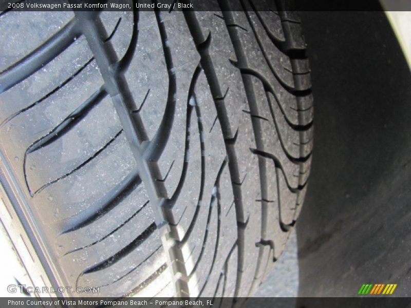 United Gray / Black 2008 Volkswagen Passat Komfort Wagon