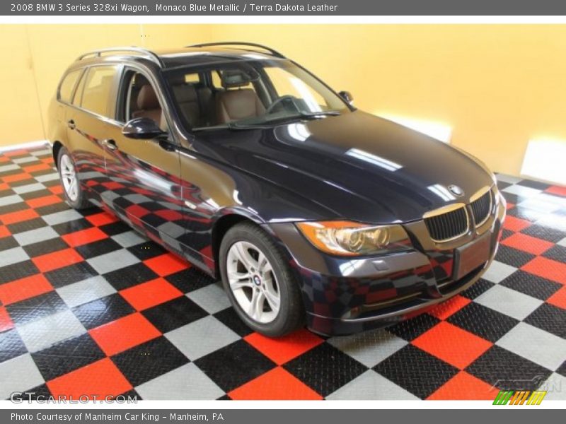 Monaco Blue Metallic / Terra Dakota Leather 2008 BMW 3 Series 328xi Wagon