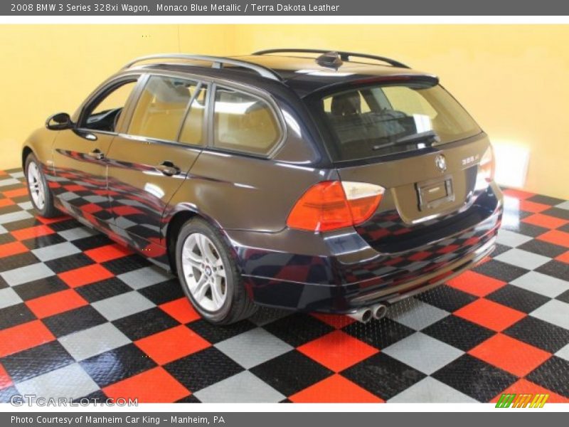 Monaco Blue Metallic / Terra Dakota Leather 2008 BMW 3 Series 328xi Wagon