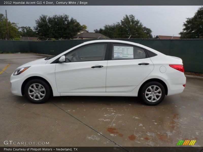  2012 Accent GLS 4 Door Century White