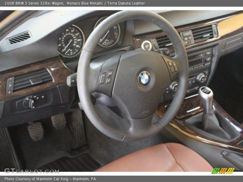 Monaco Blue Metallic / Terra Dakota Leather 2008 BMW 3 Series 328xi Wagon