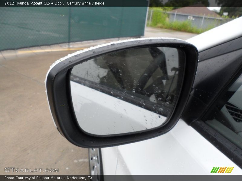 Century White / Beige 2012 Hyundai Accent GLS 4 Door