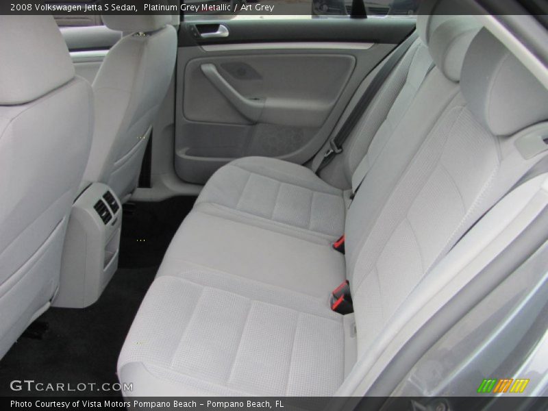 Platinum Grey Metallic / Art Grey 2008 Volkswagen Jetta S Sedan