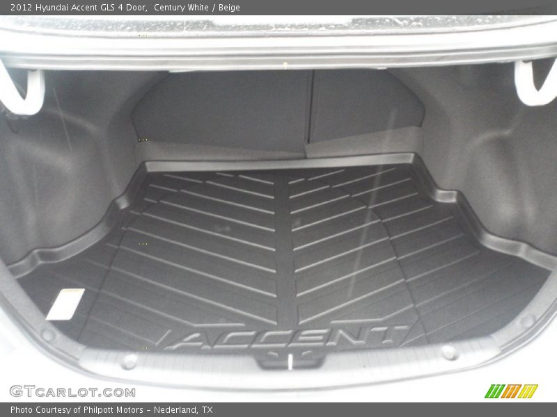 Century White / Beige 2012 Hyundai Accent GLS 4 Door