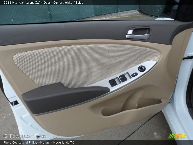Door Panel of 2012 Accent GLS 4 Door