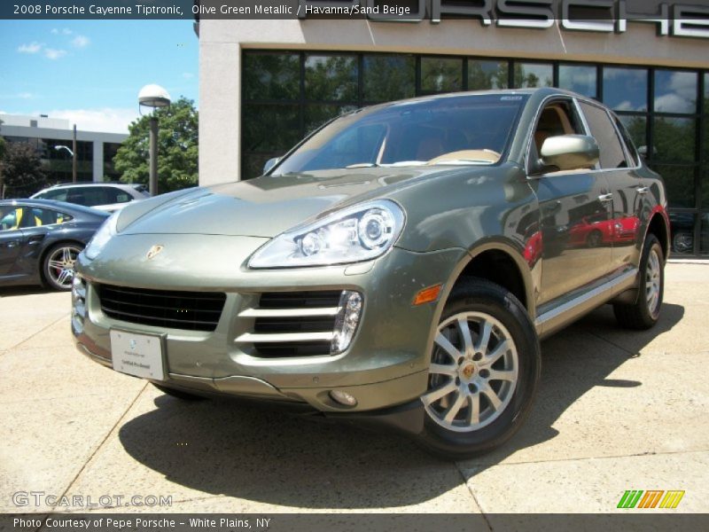 Olive Green Metallic / Havanna/Sand Beige 2008 Porsche Cayenne Tiptronic