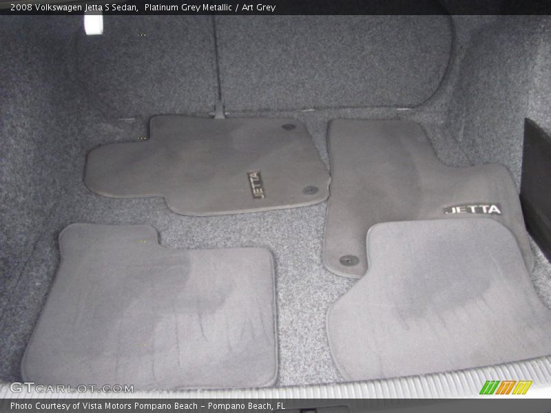 Platinum Grey Metallic / Art Grey 2008 Volkswagen Jetta S Sedan