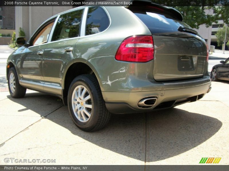 Olive Green Metallic / Havanna/Sand Beige 2008 Porsche Cayenne Tiptronic