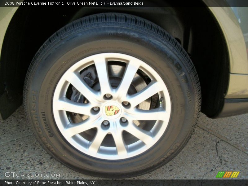 Olive Green Metallic / Havanna/Sand Beige 2008 Porsche Cayenne Tiptronic