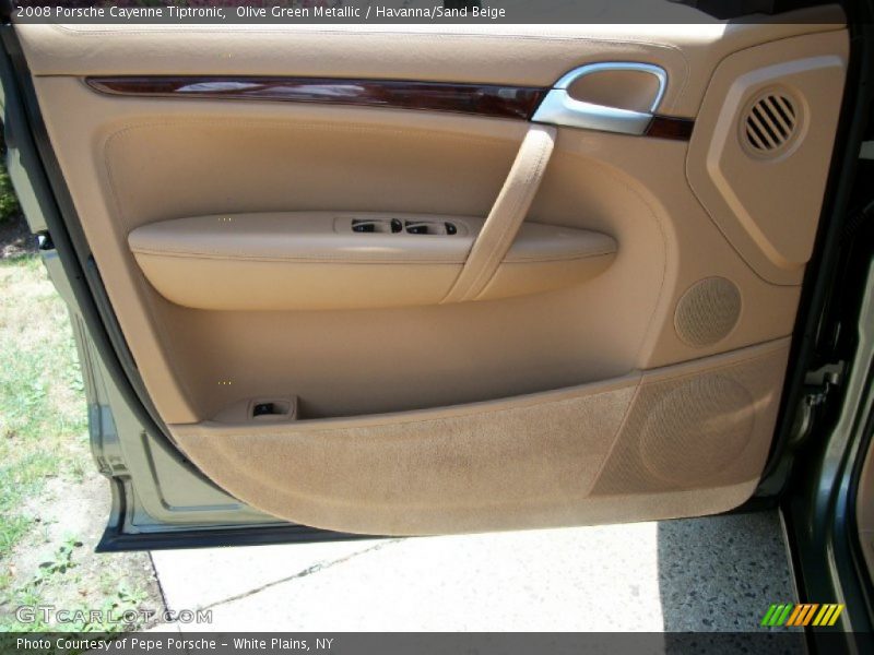 Olive Green Metallic / Havanna/Sand Beige 2008 Porsche Cayenne Tiptronic