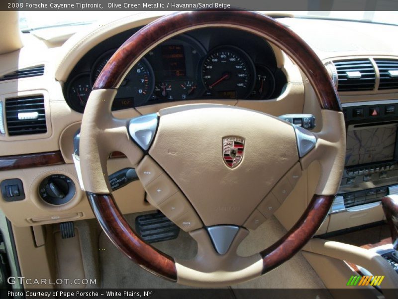 Olive Green Metallic / Havanna/Sand Beige 2008 Porsche Cayenne Tiptronic