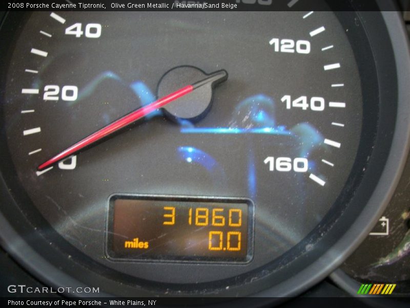 Olive Green Metallic / Havanna/Sand Beige 2008 Porsche Cayenne Tiptronic