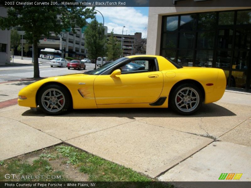  2003 Corvette Z06 Millenium Yellow