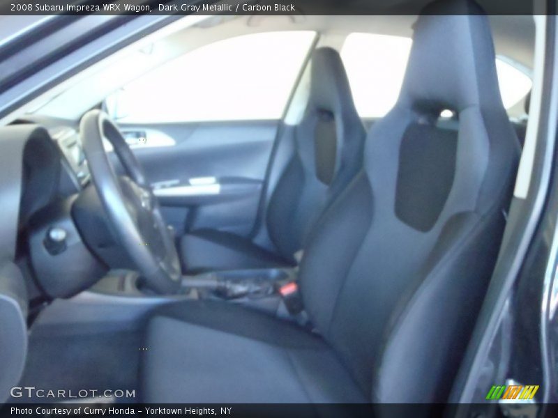 Dark Gray Metallic / Carbon Black 2008 Subaru Impreza WRX Wagon
