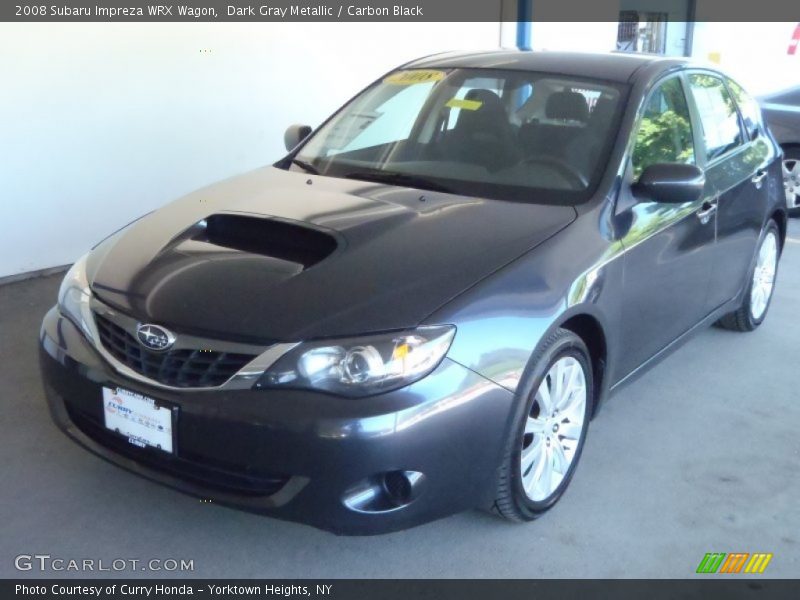 Dark Gray Metallic / Carbon Black 2008 Subaru Impreza WRX Wagon