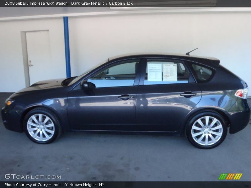 Dark Gray Metallic / Carbon Black 2008 Subaru Impreza WRX Wagon