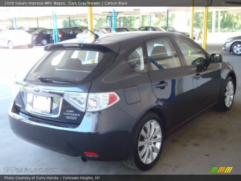Dark Gray Metallic / Carbon Black 2008 Subaru Impreza WRX Wagon