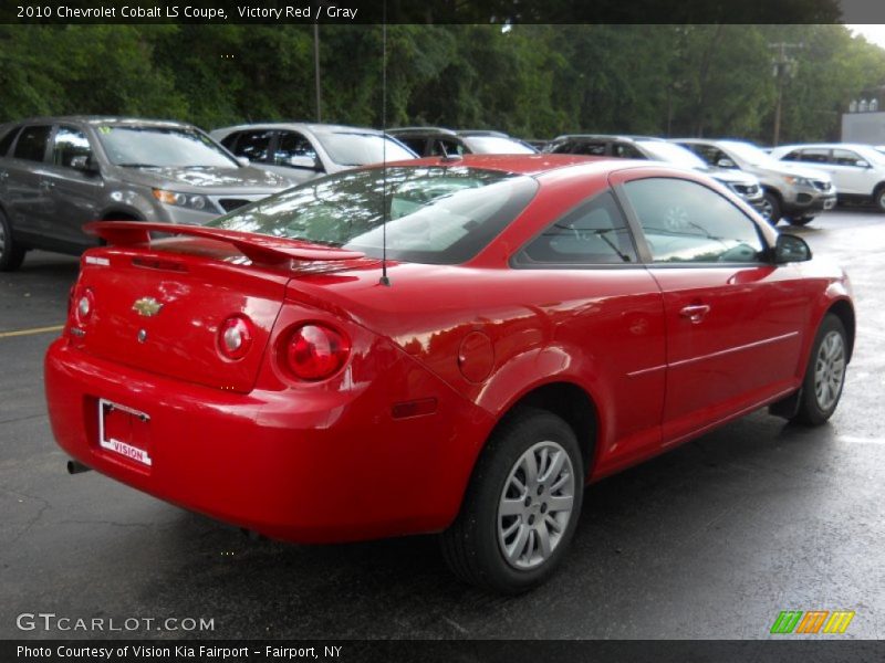 Victory Red / Gray 2010 Chevrolet Cobalt LS Coupe