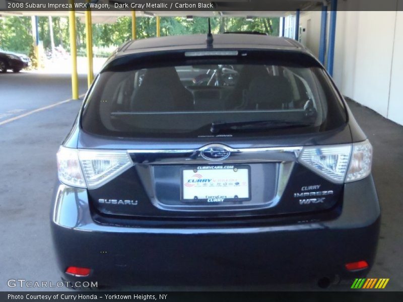Dark Gray Metallic / Carbon Black 2008 Subaru Impreza WRX Wagon
