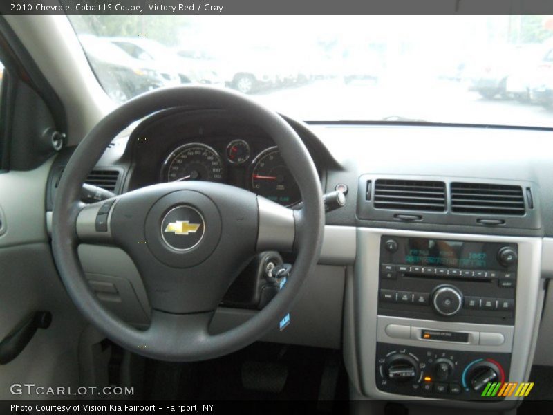 Victory Red / Gray 2010 Chevrolet Cobalt LS Coupe
