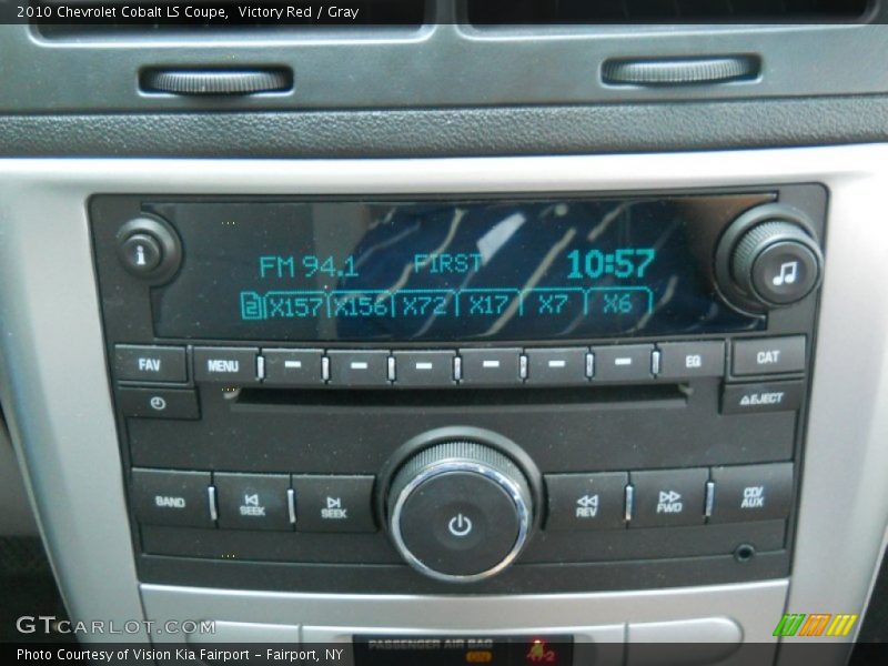 Controls of 2010 Cobalt LS Coupe