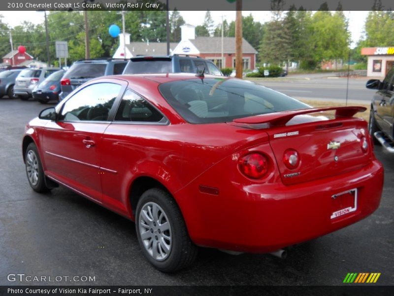 Victory Red / Gray 2010 Chevrolet Cobalt LS Coupe