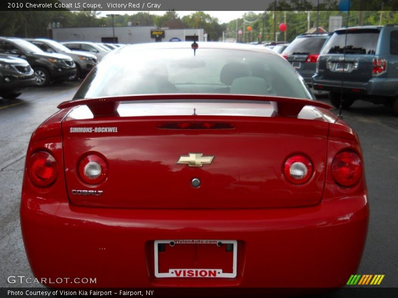 Victory Red / Gray 2010 Chevrolet Cobalt LS Coupe