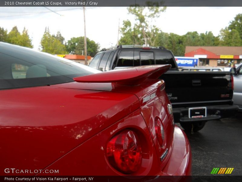 Victory Red / Gray 2010 Chevrolet Cobalt LS Coupe