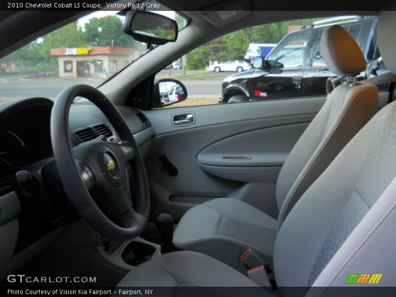 Victory Red / Gray 2010 Chevrolet Cobalt LS Coupe