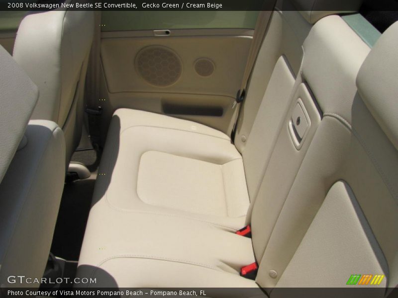 Gecko Green / Cream Beige 2008 Volkswagen New Beetle SE Convertible
