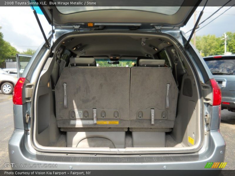 Blue Mirage Metallic / Stone 2008 Toyota Sienna XLE