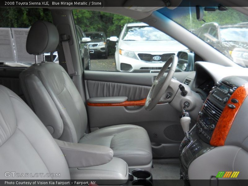 Blue Mirage Metallic / Stone 2008 Toyota Sienna XLE