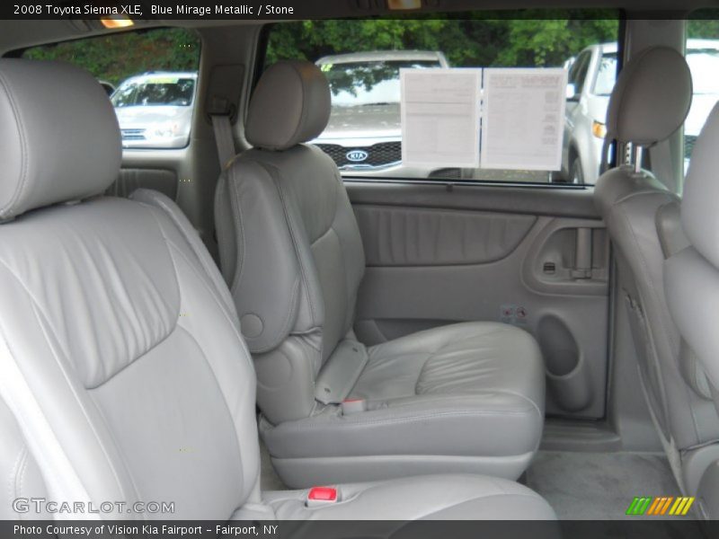 Blue Mirage Metallic / Stone 2008 Toyota Sienna XLE