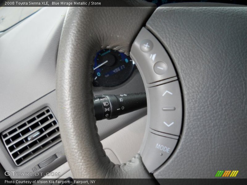Blue Mirage Metallic / Stone 2008 Toyota Sienna XLE