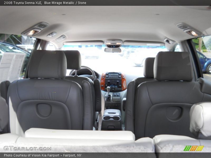 Blue Mirage Metallic / Stone 2008 Toyota Sienna XLE