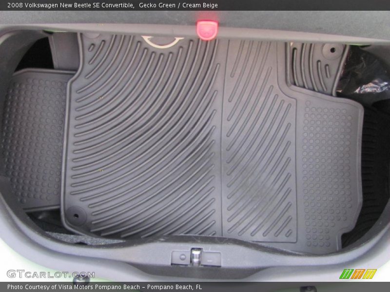 Gecko Green / Cream Beige 2008 Volkswagen New Beetle SE Convertible