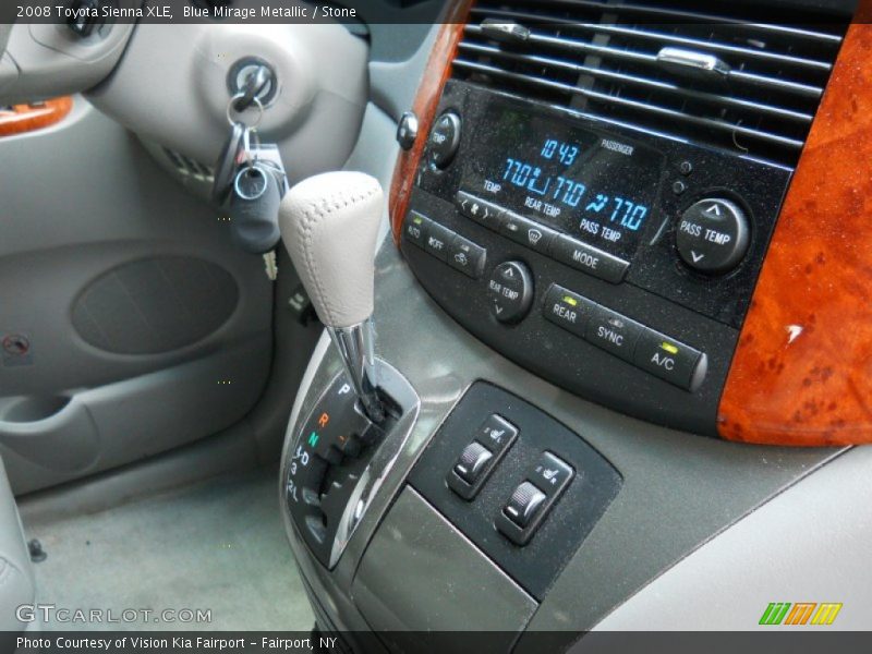 Blue Mirage Metallic / Stone 2008 Toyota Sienna XLE