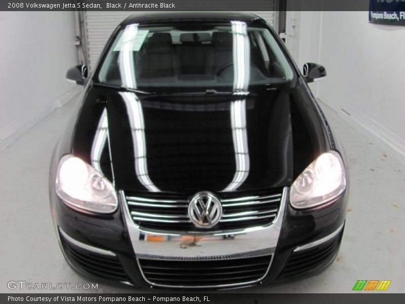 Black / Anthracite Black 2008 Volkswagen Jetta S Sedan
