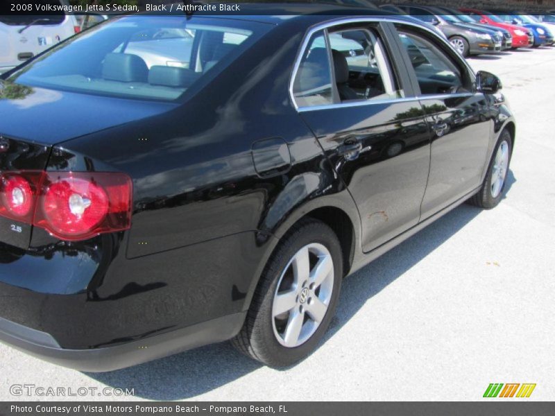 Black / Anthracite Black 2008 Volkswagen Jetta S Sedan