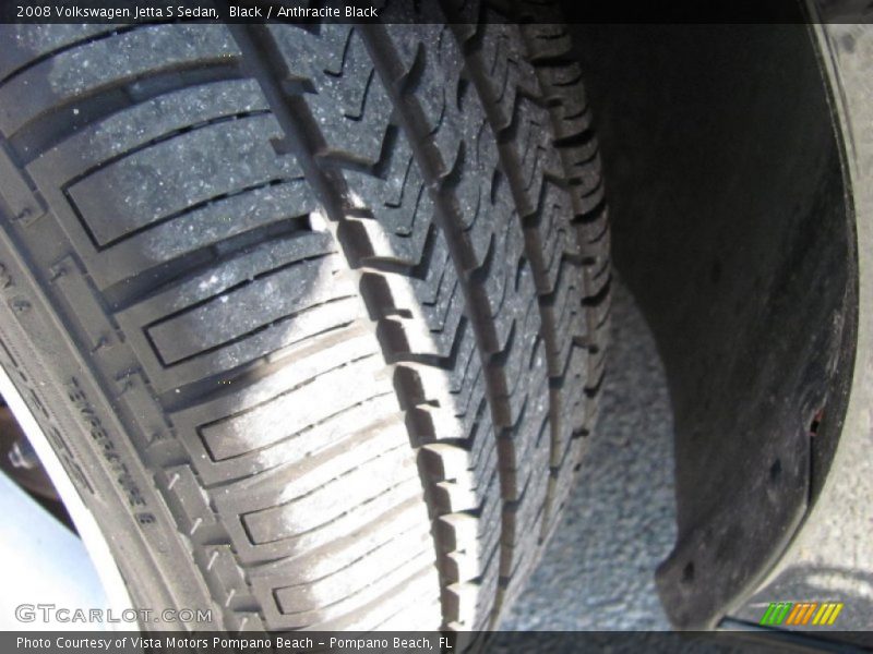 Black / Anthracite Black 2008 Volkswagen Jetta S Sedan