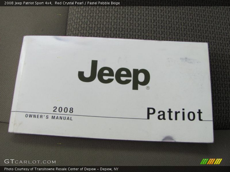Red Crystal Pearl / Pastel Pebble Beige 2008 Jeep Patriot Sport 4x4