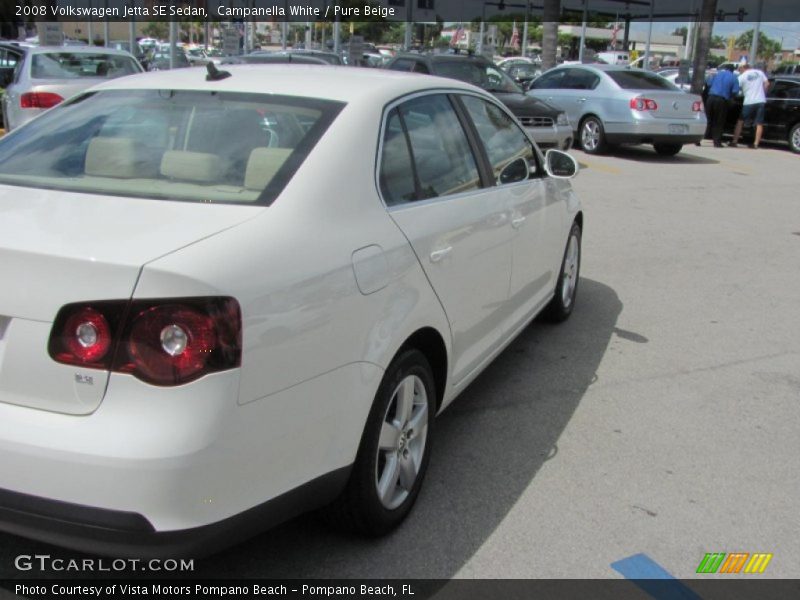 Campanella White / Pure Beige 2008 Volkswagen Jetta SE Sedan