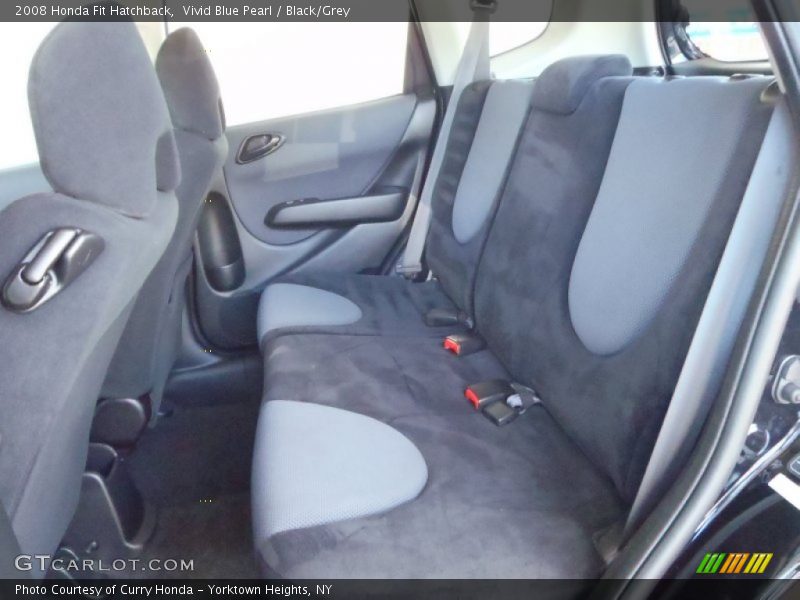 Vivid Blue Pearl / Black/Grey 2008 Honda Fit Hatchback