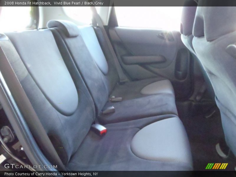 Vivid Blue Pearl / Black/Grey 2008 Honda Fit Hatchback